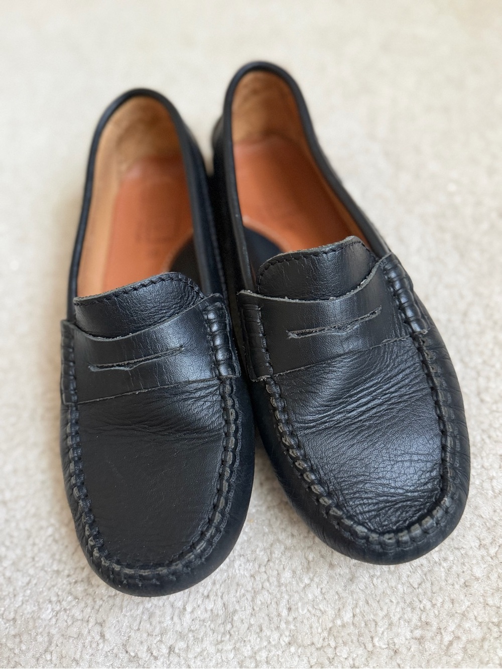 Premium Atlanta Moccasin Boys Leather Penny loafers US 4 (EU36)